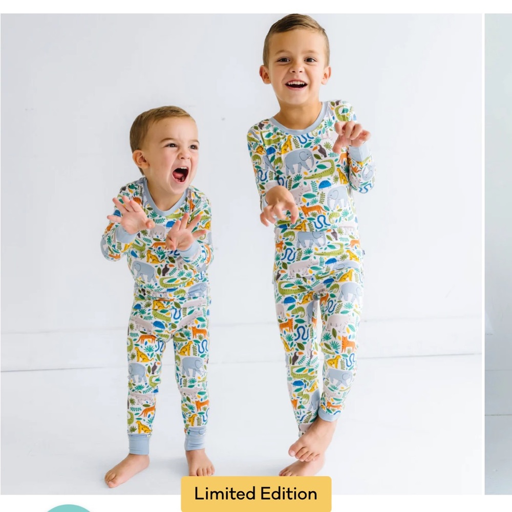 NWT Little Sleepies Bamboo Viscose Pajama Set 2T